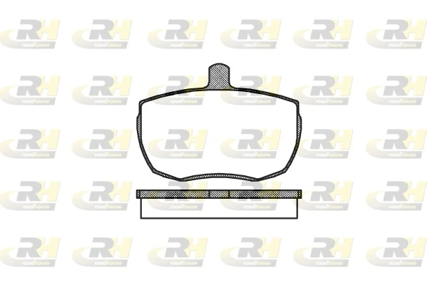 Brake Pad Set, disc brake 2056.00