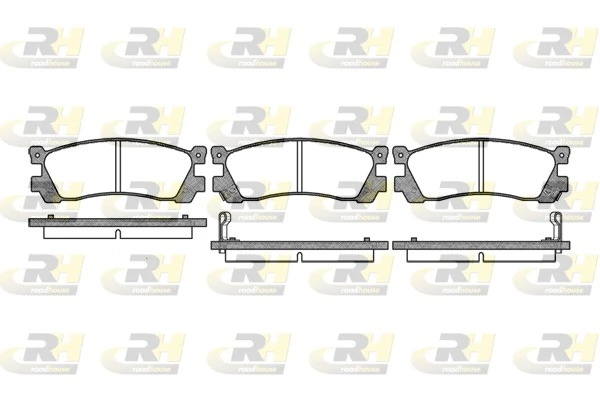 Brake Pad Set, disc brake 2248.02