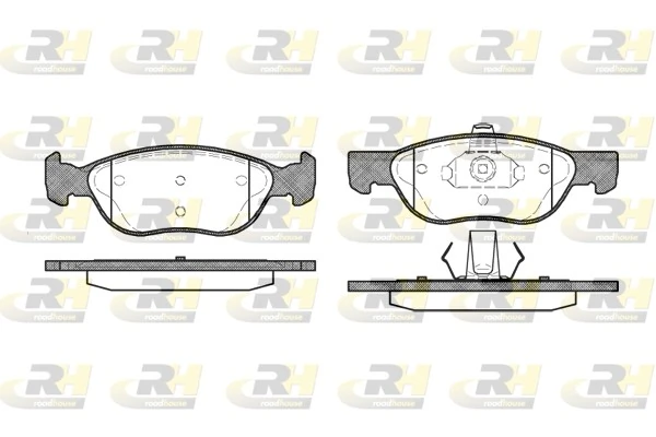 Brake Pad Set, disc brake 2587.00