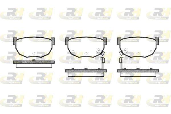 Brake Pad Set, disc brake 2151.02