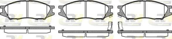 Brake Pad Set, disc brake 21123.02
