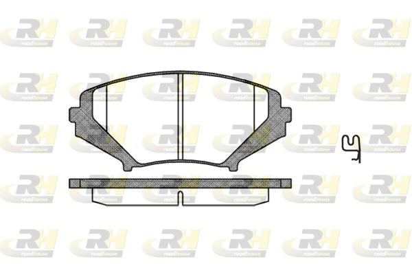 Brake Pad Set, disc brake 21080.01