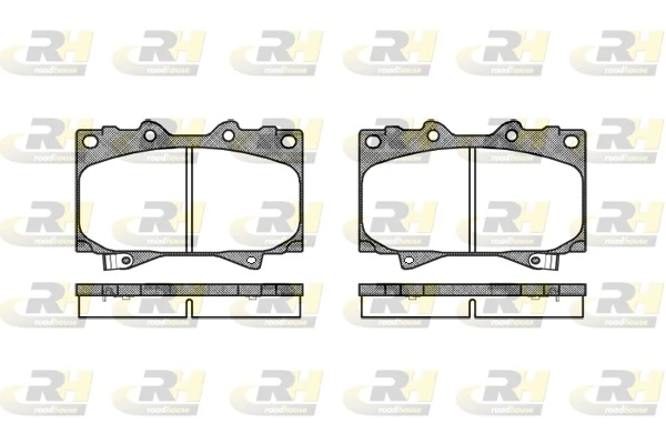Brake Pad Set, disc brake 2707.04