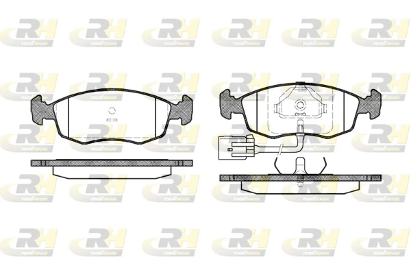 Brake Pad Set, disc brake 2172.22