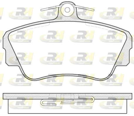Brake Pad Set, disc brake 2309.00