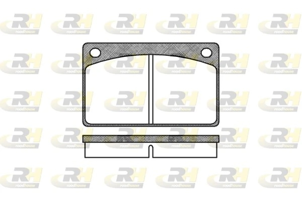 Brake Pad Set, disc brake 2042.00