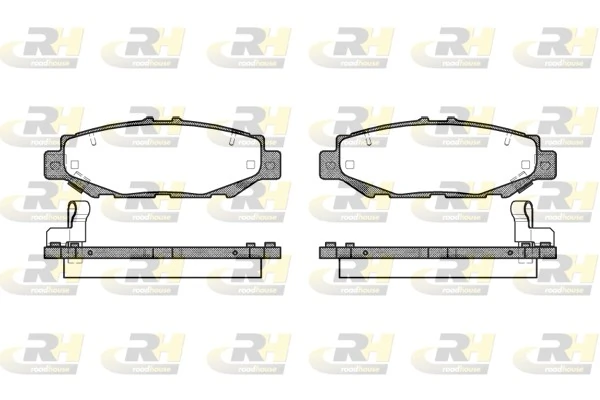 Brake Pad Set, disc brake 2424.04