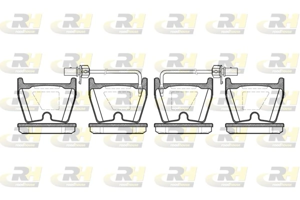 Brake Pad Set, disc brake 2896.02