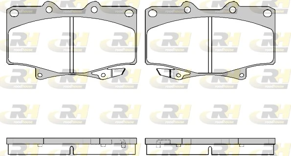 Brake Pad Set, disc brake 2429.04