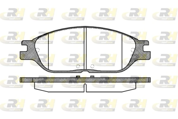 Brake Pad Set, disc brake 2738.00
