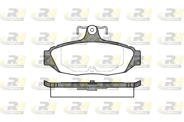Brake Pad Set, disc brake 2528.00