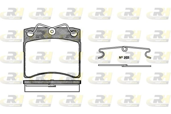 Brake Pad Set, disc brake 2385.00