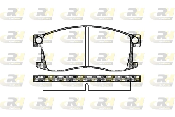 Brake Pad Set, disc brake 2110.00
