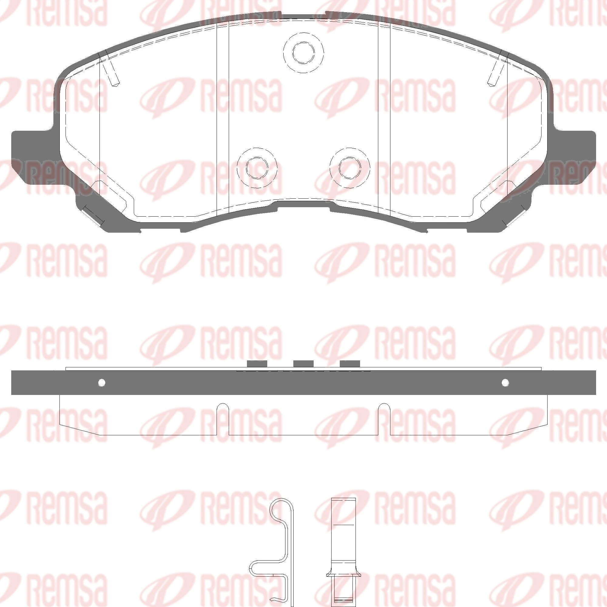 Brake Pad Set, disc brake 0804.41