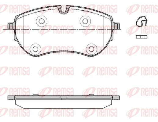 Brake Pad Set, disc brake 1853.00