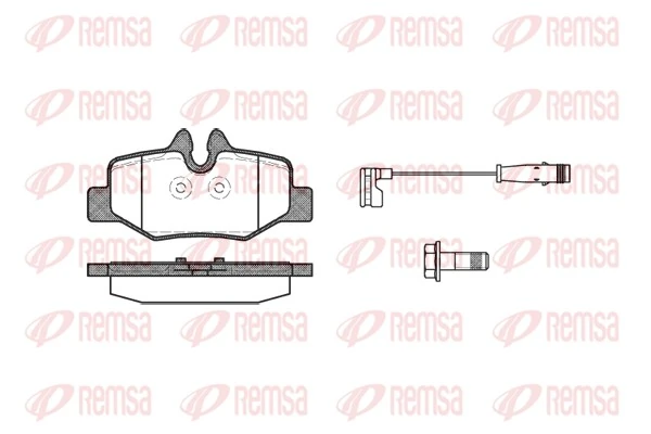Brake Pad Set, disc brake 1110.02