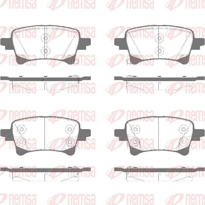 Brake Pad Set, disc brake 1903.04