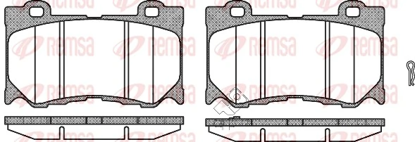 Brake Pad Set, disc brake 1372.01