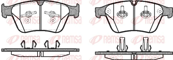 Brake Pad Set, disc brake 1371.00