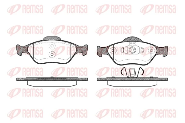 Brake Pad Set, disc brake 0766.00