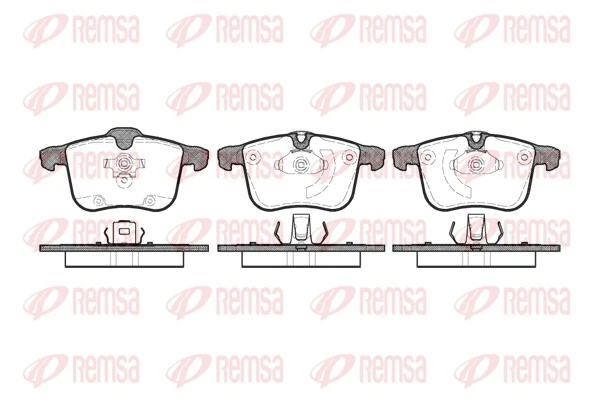 Brake Pad Set, disc brake 1053.00