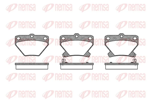 Brake Pad Set, disc brake 0741.02
