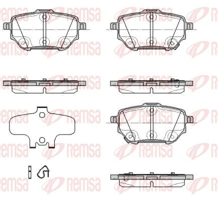 Brake Pad Set, disc brake 1937.02