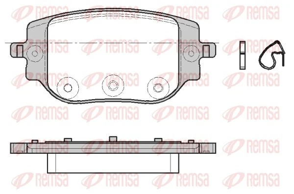 Brake Pad Set, disc brake 1965.00