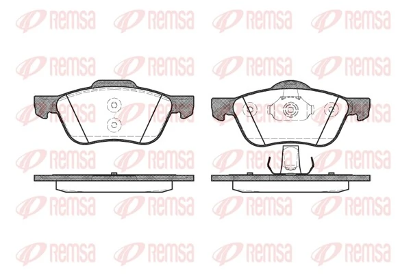 Brake Pad Set, disc brake 0844.00