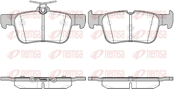 Brake Pad Set, disc brake 1551.42
