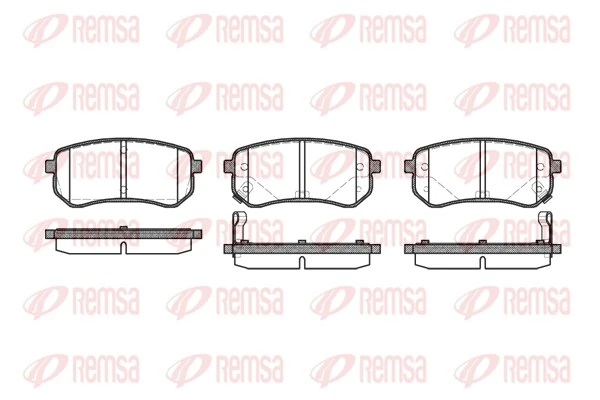 Brake Pad Set, disc brake 1135.02