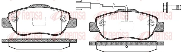 Brake Pad Set, disc brake 1100.11
