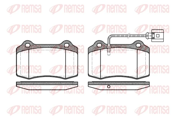 Brake Pad Set, disc brake 0434.01