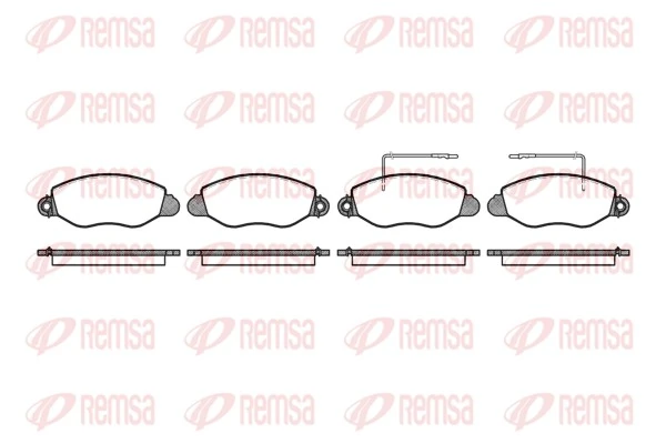 Brake Pad Set, disc brake 0772.22