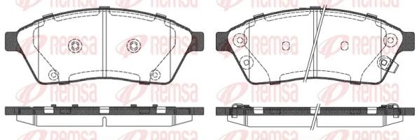 Brake Pad Set, disc brake 1411.00