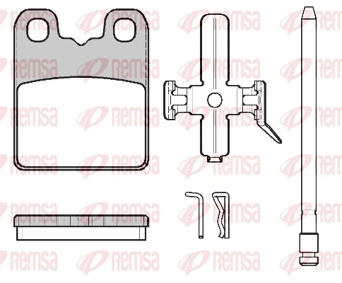 Brake Pad Set, disc brake 1797.00