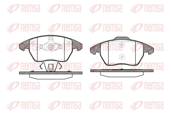 Brake Pad Set, disc brake 1030.10