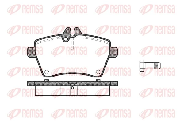 Brake Pad Set, disc brake 1144.00