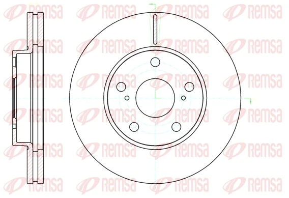 Brake Disc 61043.10