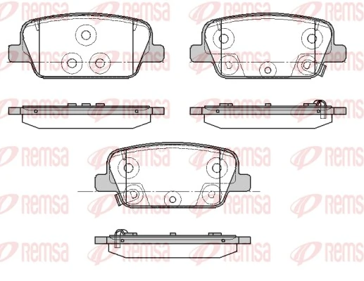 Brake Pad Set, disc brake 1878.02