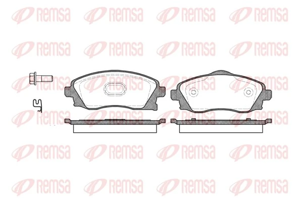 Brake Pad Set, disc brake 0774.02