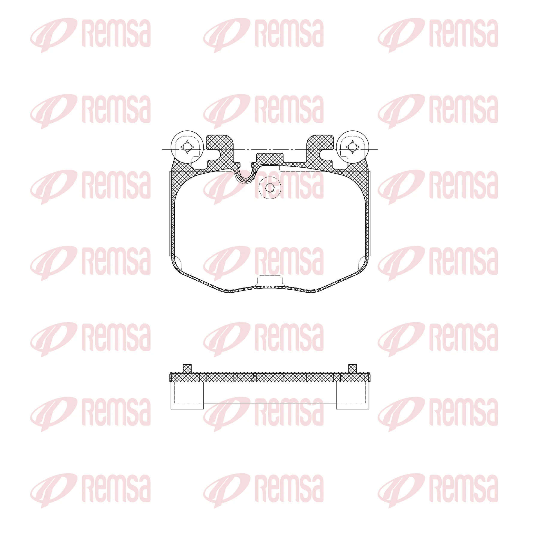 Brake Pad Set, disc brake X2040.10