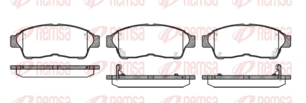 Brake Pad Set, disc brake 0402.02