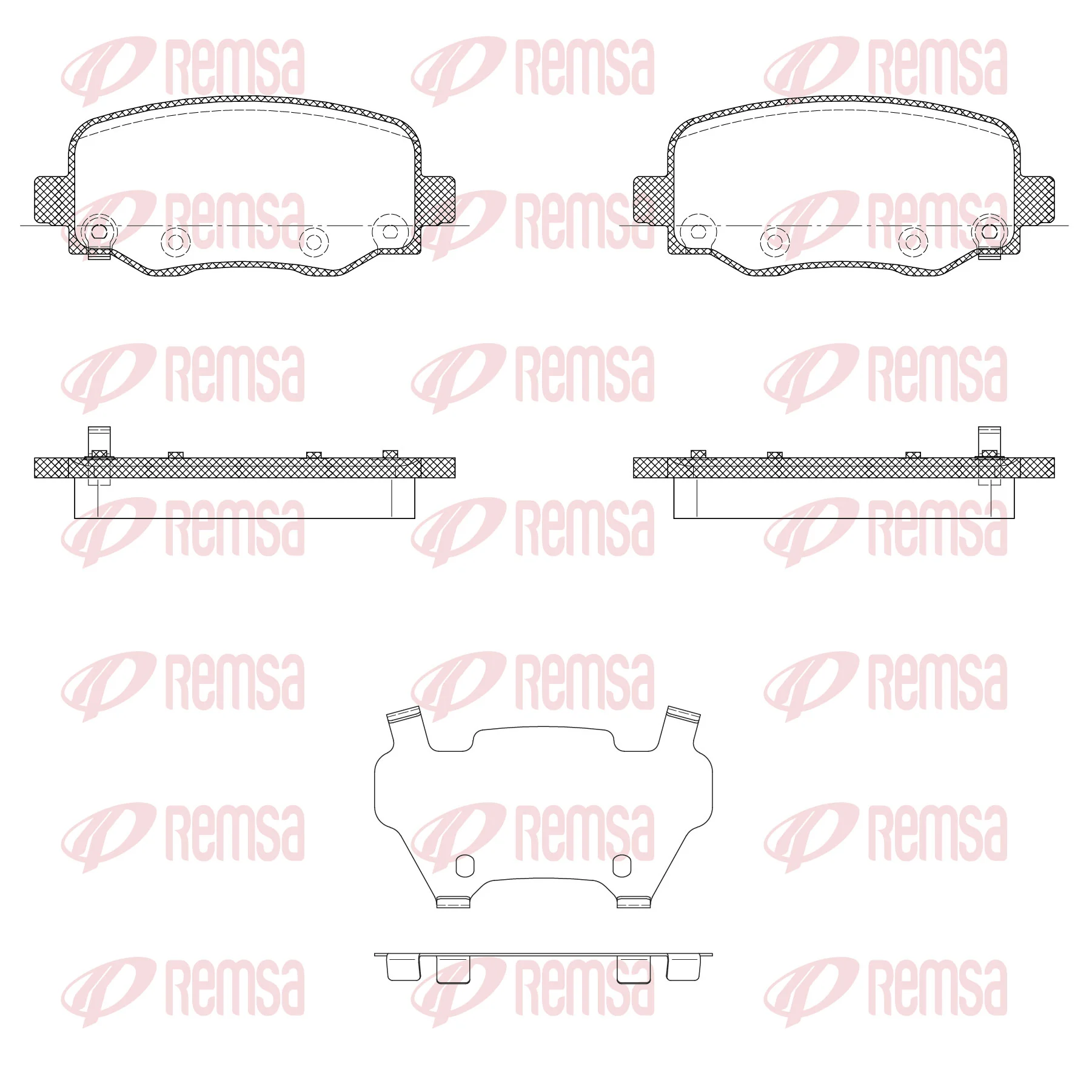 Brake Pad Set, disc brake 1578.05