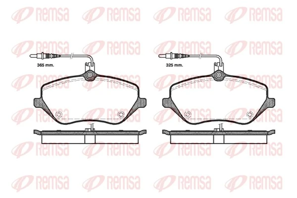 Brake Pad Set, disc brake 1101.04