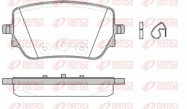 Brake Pad Set, disc brake 1829.00