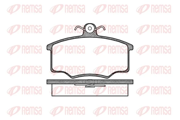 Brake Pad Set, disc brake 0046.00