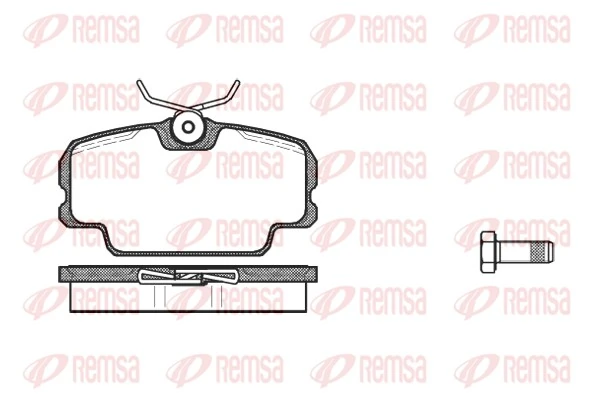 Brake Pad Set, disc brake 0145.00