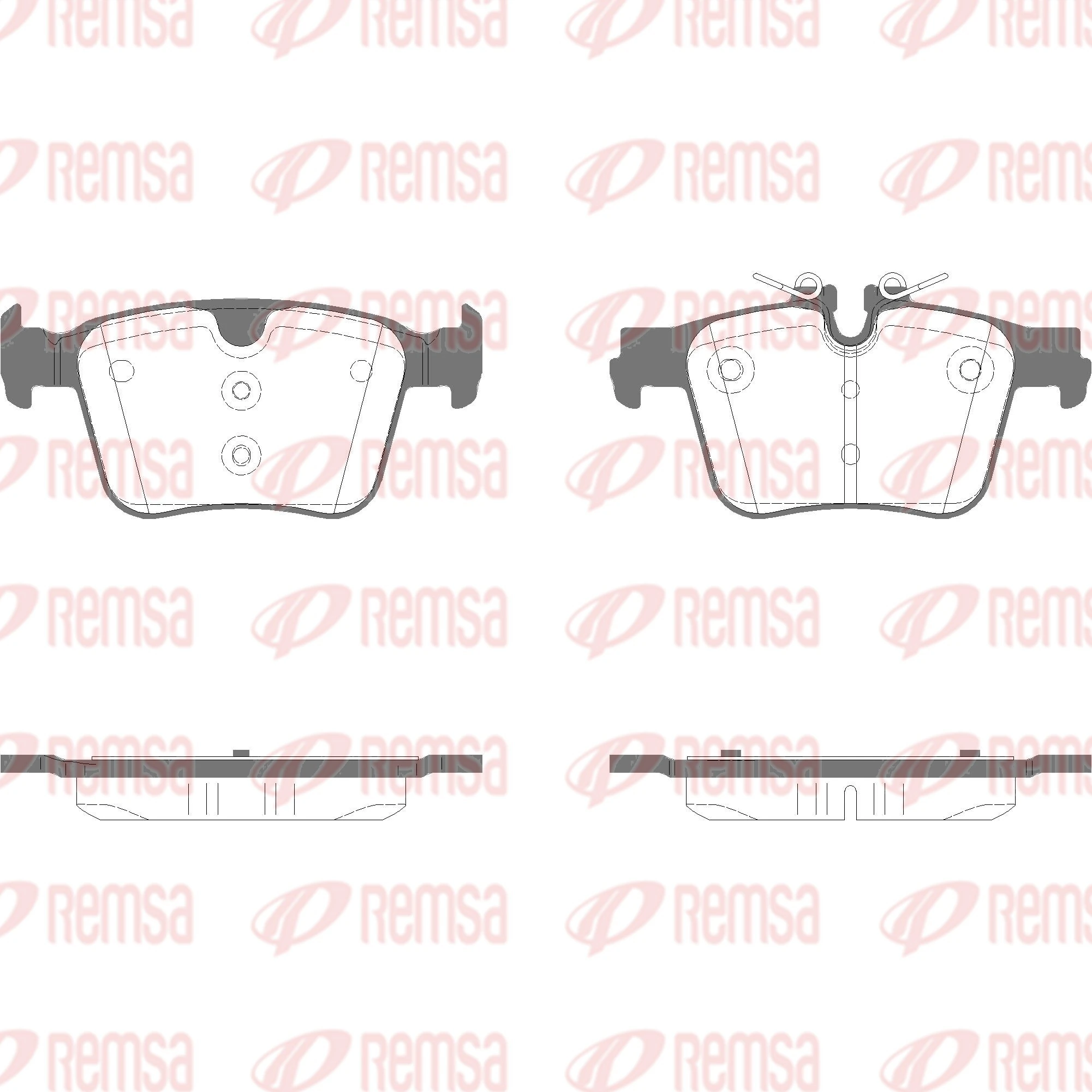 Brake Pad Set, disc brake 1516.05