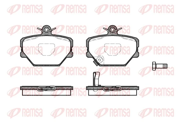 Brake Pad Set, disc brake 0705.02